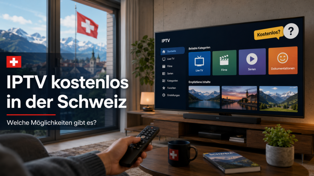 IPTV kostenlos in der Schweiz – kostenlose IPTV Möglichkeiten und Streaming Optionen