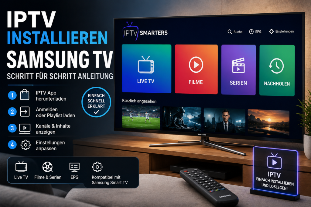 IPTV auf Samsung TV installieren